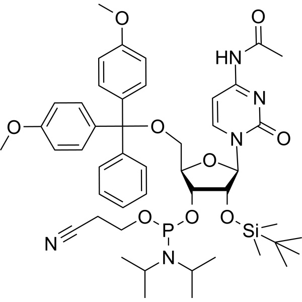 Ac-rC Phosphoramidite CAS 121058-88-6 Purity &ge;98.0% (HPLC) Purity &ge;98.0% (31P-NMR) RNA Phosphoramidites