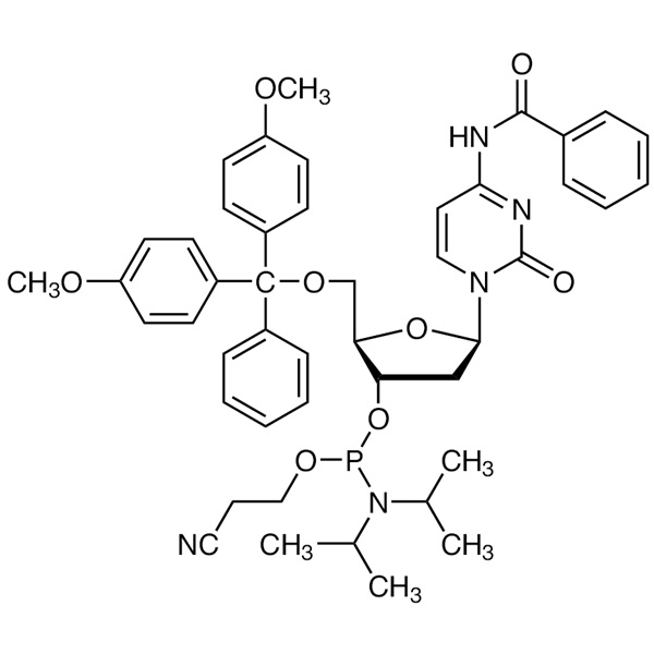 DMT-dC(bz) Phosphoramidite CAS 102212-98-6 Purity &ge;98.0% (HPLC) DNA Phosphoramidites