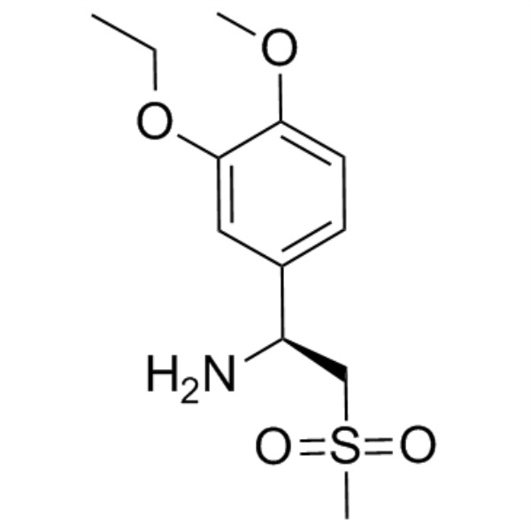 (S)-1-(3-Ethoxy-4-Methoxyphenyl)-2-(Methylsulfonyl)ethanamine CAS 608141-42-0 Purity &ge;99.0% (HPLC) Chiral Purity &ge;99.0% Apremilast Intermediate Factory
