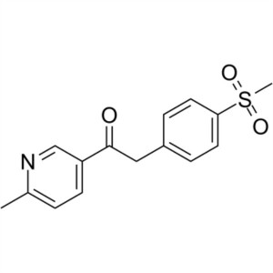 1-(6-Methylpyridin-3-yl)-2-[4-(Methylsulfonyl)phenyl]ethanone CAS 221615-75-4 Etoricoxib Intermediate Purity >98.0% (HPLC)