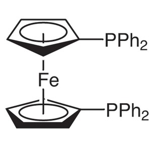 1,1′-Bis(diphenylphosphino)ferrocene CAS 12150-46-8 DPPF Purity >98.0% Fe 9.7~10.4%