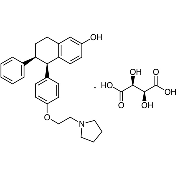 Manufacturer of Fingolimod Hydrochloride - Lasofoxifene Tartrate CAS 190791-29-8 Chiral Purity ≥99.0% Purity ≥98.0% (HPLC) API High Purity  – Ruifu