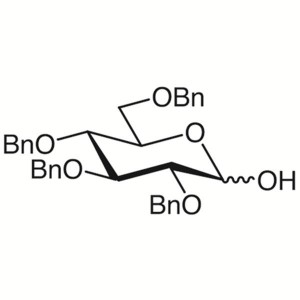 2,3,4,6-Tetra-O-Benzyl-D-Glucopyranose CAS 4132-28-9 Assay >99.0% (HPLC) Voglibose Intermediate