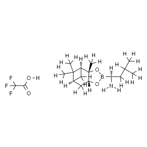 (S)-BoroLeu-(-)-Pinanediol-CF3COOH CAS 477254-69-6 Purity ≥97.0% Bortezomib Impurity 37 Trifluoroacetate High Purity
