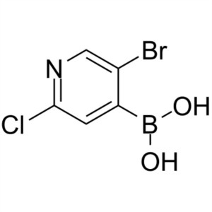 5-Bromo-2-Chloropyridine-4-Boronic Acid CAS 871329-63-4 Purity >96.0% (HPLC)
