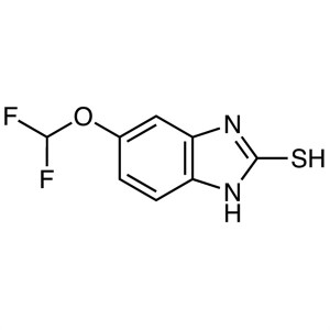 5-(Difluoromethoxy)-2-Mercaptobenzimidazole CAS 97963-62-7 Purity ≥99.0% (GC) Pantoprazole Sodium Intermediate Factory