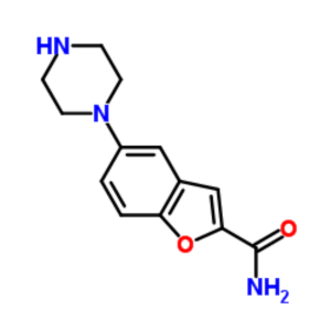 5-(Piperazin-1-yl)benzofuran-2-Carboxamide CAS 183288-46-2 Purity >99.0% (HPLC)