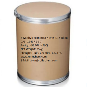 6-Methyleneandrost-4-ene-3,17-Dione CAS 19457-55-7 Exemestane Intermediate Purity >99.0% (HPLC) Factory