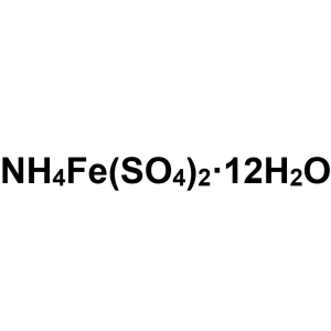 Ammonium Iron(III) Sulfate Dodecahydrate CAS 7783-83-7 Purity >99.0% (Iodometric) Factory