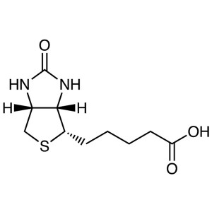 Biotin CAS 58-85-5 Assay 97.5~100.5% Factory