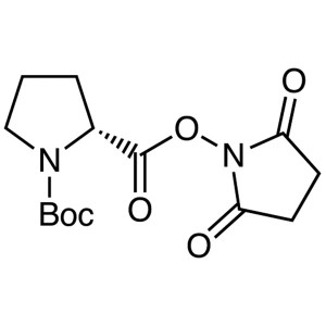 Boc-D-Pro-OSu CAS 102185-34-2 N-Boc-D-Proline Succinimidyl Ester Assay >98.0% (HPLC) Factory