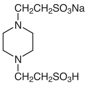 PIPES Monosodium Salt CAS 10010-67-0 Purity >99.0% (Titration) Biological Buffer Ultra Pure