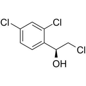 (S)-2,4-Dichloro-α-(Chloromethyl)benzyl Alcohol CAS 126534-31-4 Purity >99.0% (HPLC) Chiral Purity >99.5% Luliconazole Intermediate