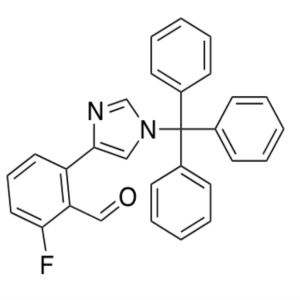 2-Fluoro-6-(1-trityl-1H-imidazol-4-yl)benzaldehyde CAS 1402838-09-8 Purity ≥98.0% (HPLC)