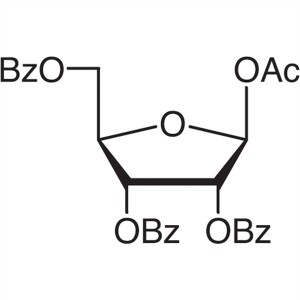 β-D-Ribofuranose 1-Acetate 2,3,5-Tribenzoate CAS 6974-32-9 Assay ≥99.0% (HPLC) Clofarabine Intermediate High Purity