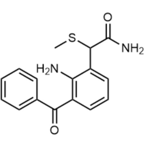 2-Amino-3-Benzoyl-α-(Methylthio)benzeneacetamide CAS 78281-61-5 Nepafenac Intermediate