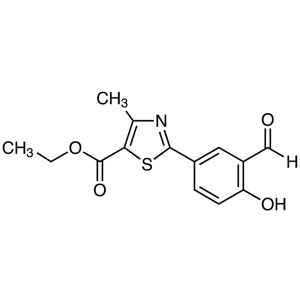 Ethyl 2-(3-Formyl-4-Hydroxyphenyl)-4-Methylthiazole-5-Carboxylate CAS 161798-01-2 Purity >99.0% Febuxostat Intermediate Factory