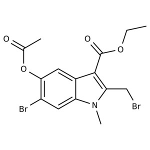 Ethyl 5-Acetoxy-6-Bromo-2-(Bromomethyl)-1-Methyl-1H-Indole-3-Carboxylate CAS 110543-98-1 Arbidol Hydrochloride Intermediate Assay ≥98.0% (HPLC)