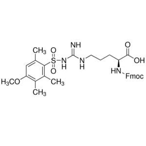 Fmoc-Arg(Mtr)-OH CAS 98930-01-9 Nα-Fmoc-Nω-Mtr-L-Arginine Purity >98.0% (HPLC)