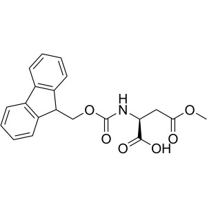 Fmoc-Asp(OMe)-OH CAS 145038-53-5 Fmoc-L-Aspartic Acid β-Methyl Ester Purity >98.0% (HPLC)