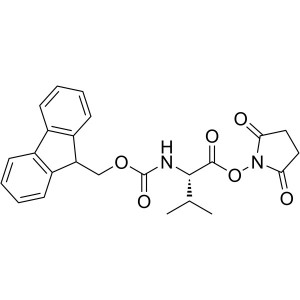 Fmoc-Val-OSu CAS 130878-68-1 N-Fmoc-L-Valine N-Succinimidyl Ester Purity >99.0% (HPLC)