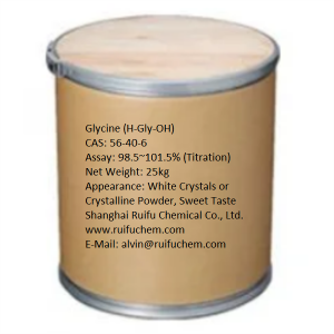 Glycine CAS 56-40-6 (H-Gly-OH) Assay 98.5~101.5% Factory High Quality