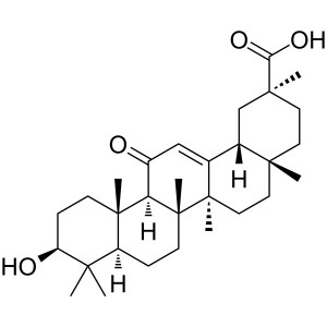 Glycyrrhetic Acid (Enoxolone) CAS 471-53-4 Assay 98.0~101.0% (Potentiometry)