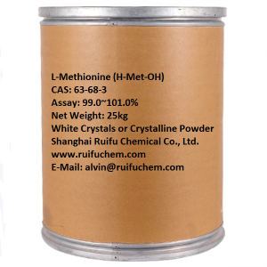 L-Methionine CAS 63-68-3 (H-Met-OH) Assay 99.0~101.0% Factory High Quality