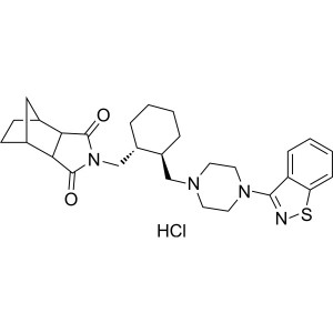 Lurasidone Hydrochloride CAS 367514-88-3 Purity ≥99.0% (HPLC) API