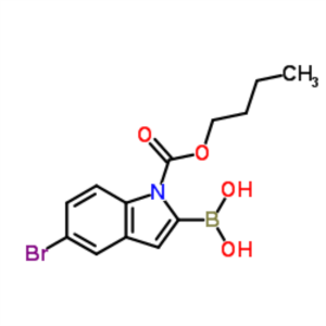 (N-Boc-5-bromo-2-indolyl)boronic Acid CAS 475102-13-7 Purity >99.0% (HPLC) Factory High Quality