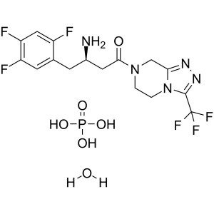 Sitagliptin Phosphate Monohydrate CAS 654671-77-9 Purity >99.0% (HPLC) API