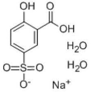 Sodium Sulfosalicylate Dihydrate CAS 1300-61-4 Purity AR >99.0% (T)