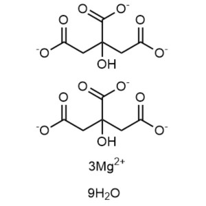 Trimagnesium Dicitrate Nonahydrate CAS 153531-96-5 Magnesium (Mg) 14.5%~16.4%