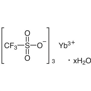 Ytterbium(III) Trifluoromethanesulfonate Hydrate CAS 54761-04-5 Purity >98.0% (Chelometric Titration)